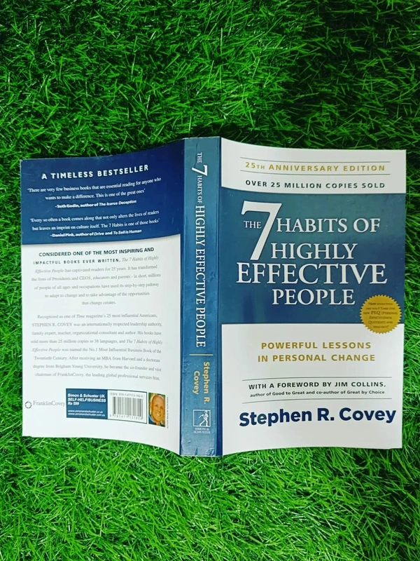 The 7 Habits of Highly Effective People by Stephen Covey | Self-Development Classic, Productivity Book, Leadership Guide Bestseller