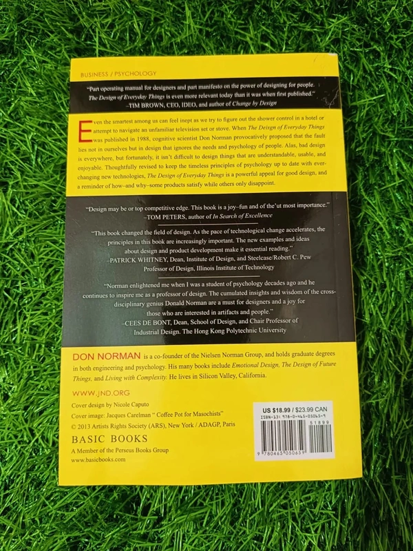 The Design of Everyday Things by Donald A. Norman | UX Design Book, Human-Centered Design Guide, Bestselling Tech Non-Fiction