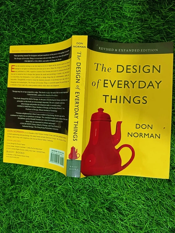 The Design of Everyday Things by Donald A. Norman | UX Design Book, Human-Centered Design Guide, Bestselling Tech Non-Fiction