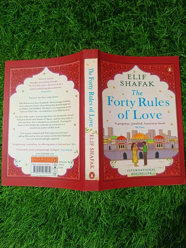 The Forty Rules of Love By Elif Shafak | Spiritual Fiction, Sufi Love Story, Rumi Inspired, International Bestseller