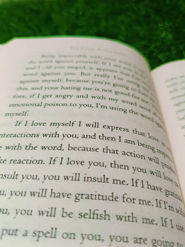 The Four Agreements by Miguel Ruiz | Toltec Wisdom Book, Self-Freedom Guide, Life Transformation Bestseller