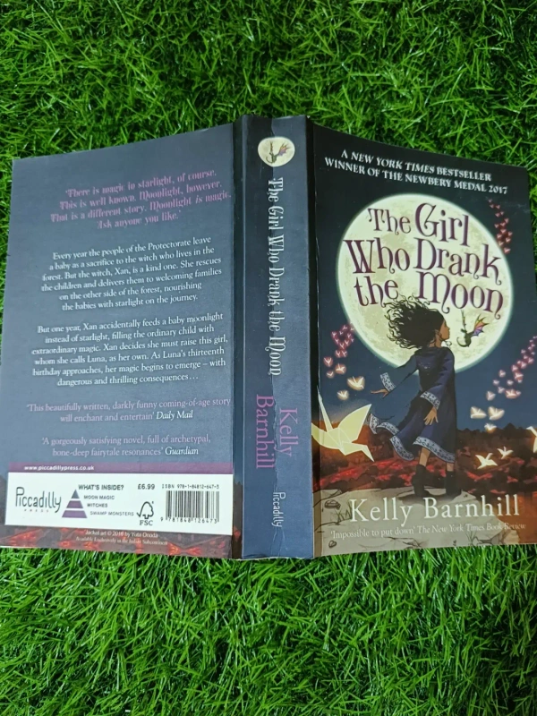 The Girl Who Drank the Moon by Kelly Barnhill | Award-Winning Fantasy Novel, Magical Adventure Book, Bestselling Childrens Fiction