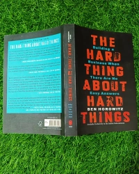 The Hard Thing About Hard Things by Ben Horowitz | Business Challenges Book, Startup Leadership Lessons, Entrepreneurial Bestseller