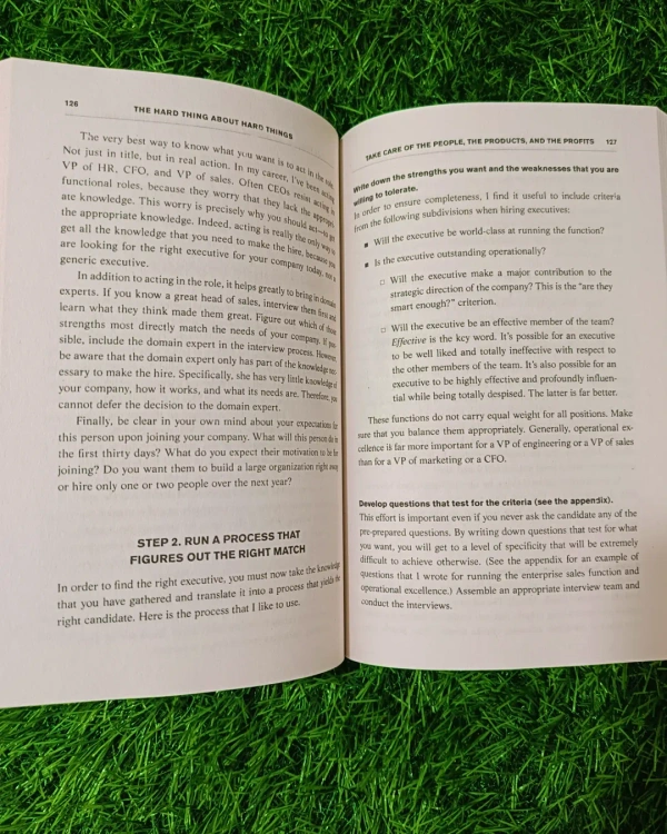 The Hard Thing About Hard Things by Ben Horowitz | Business Challenges Book, Startup Leadership Lessons, Entrepreneurial Bestseller