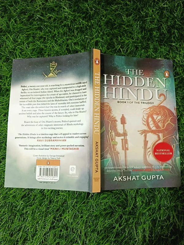 The Hidden Hindu (Book 1) by Akshat Gupta | Mythological Thriller, Indian Sci-Fi Suspense, Bestseller Series Book 1