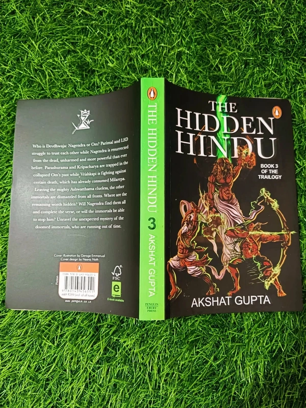 The Hidden Hindu (Book 3) by Akshat Gupta | Bestselling Indian Thriller, Sci-Fi & Mythology Mix, Book 3 Finale