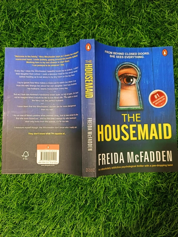 The Housemaid By Freida McFadden | Psychological Thriller Bestseller, Domestic Suspense Novel, Twisty Plot Book