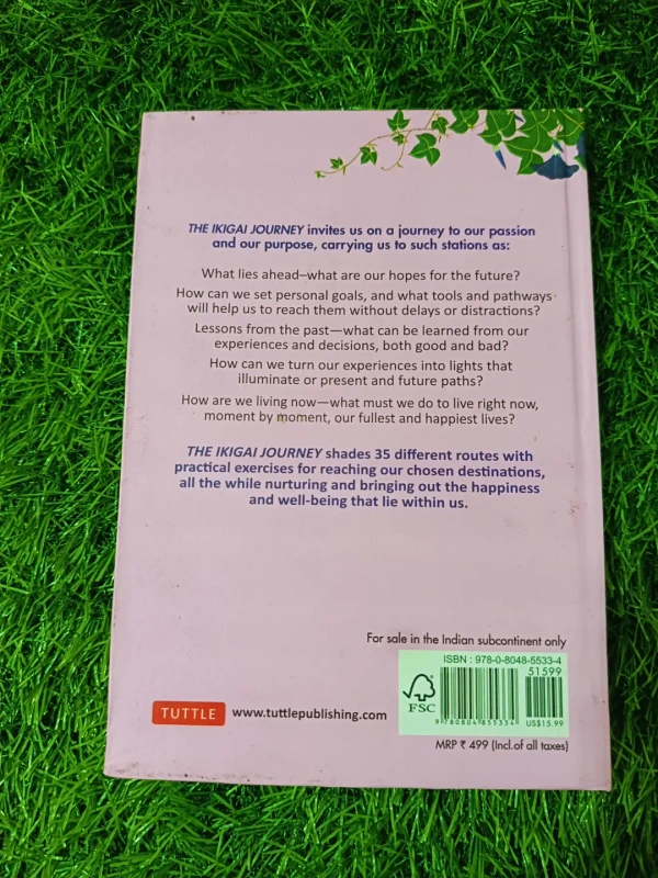 The Ikigai Journey by Hector Garcia & Francesc Miralles (Hardcover) | Practical Self-Discovery Book, Japanese Wellness Guide, Purposeful Living Bestseller