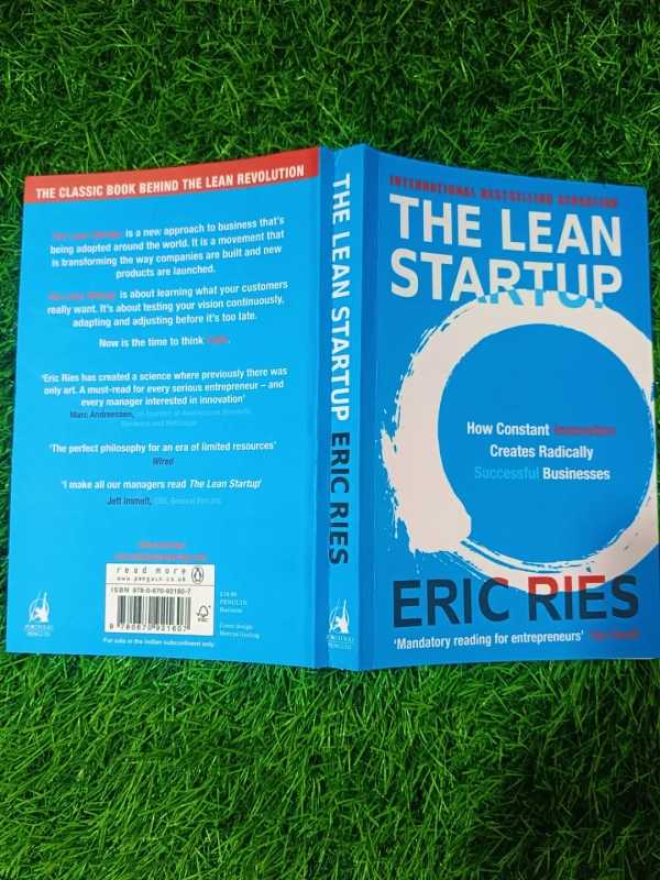 The Lean Startup by Eric Ries | Startup Business Book, Entrepreneur Growth Strategy, Innovation and Scaling Bestseller
