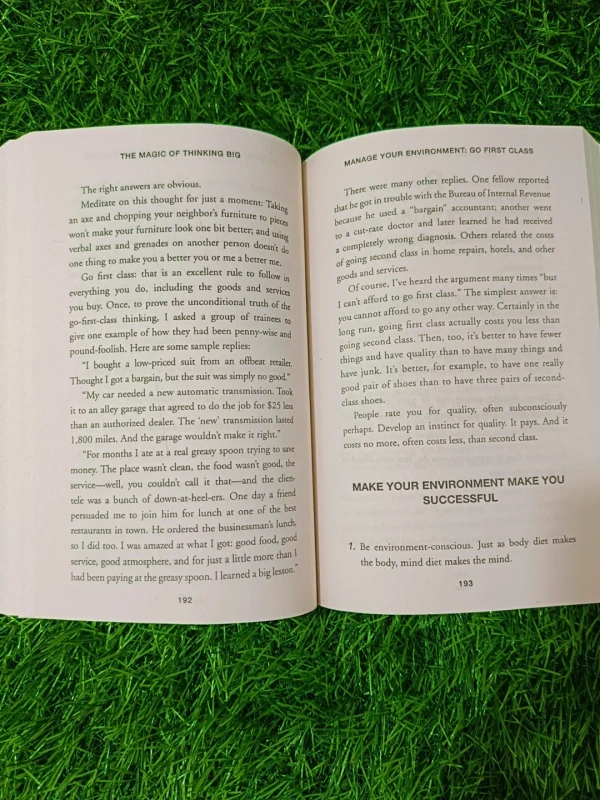 The Magic of Thinking Big by David J. Schwartz | Goal Setting & Success Mindset Book, Motivation Bestseller for Achievers