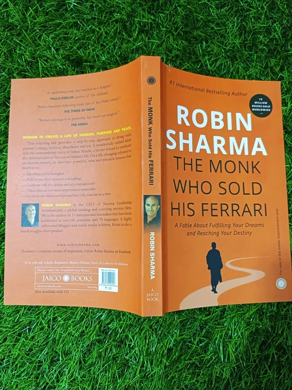 The Monk Who Sold His Ferrari by Robin Sharma | Spiritual Self-Help Book, Life Transformation Fable, Global Bestseller