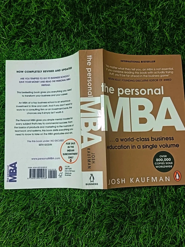 The Personal MBA by Josh Kaufman | Business Mastery Book, Management & Leadership Guide, No MBA Required Bestseller