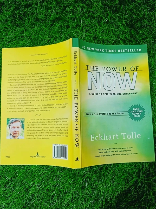 The Power of Now by Eckhart Tolle | Spiritual Awakening Book, Mindfulness & Presence Guide, Enlightenment Bestseller