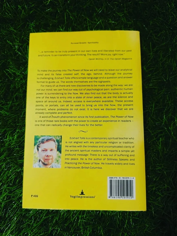 The Power of Now by Eckhart Tolle | Spiritual Awakening Book, Mindfulness & Presence Guide, Enlightenment Bestseller
