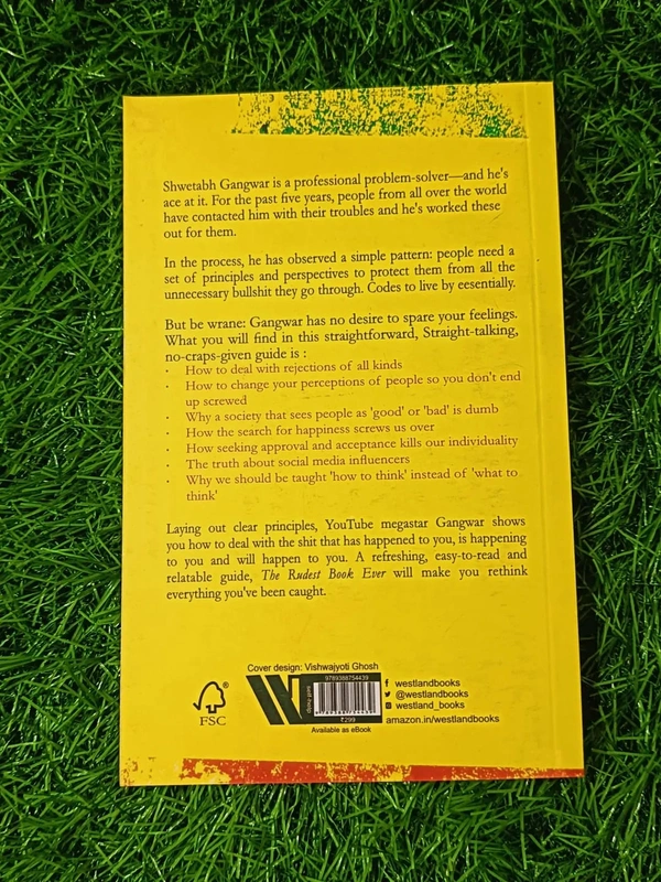 The Rudest Book Ever by Shwetabh Gangwar | Real-Life Advice Book, Indian Self-Help Bestseller, Unfiltered Motivation Book