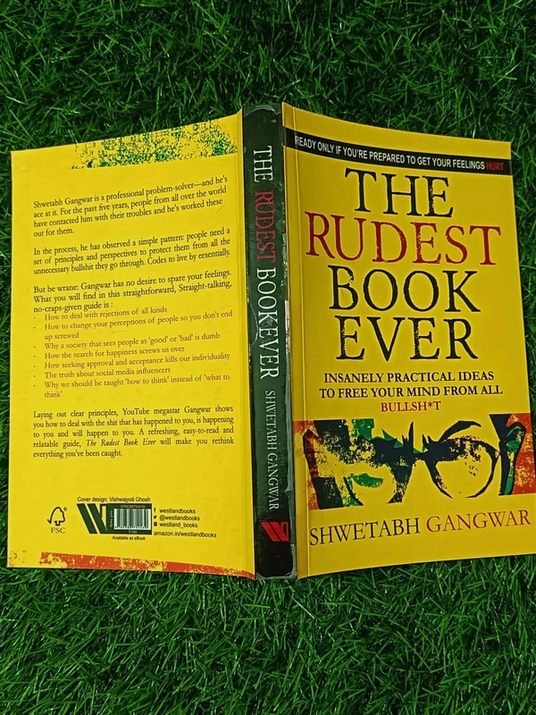 The Rudest Book Ever by Shwetabh Gangwar | Real-Life Advice Book, Indian Self-Help Bestseller, Unfiltered Motivation Book