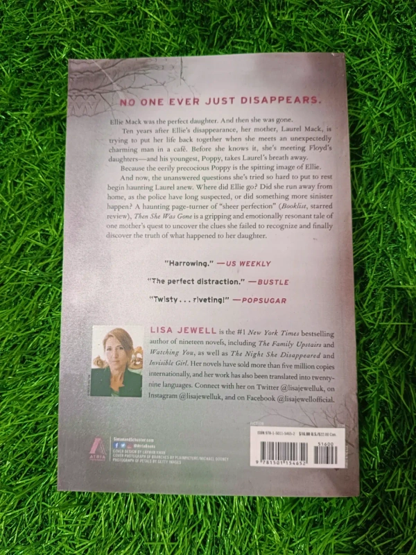 Then She Was Gone By Lisa Jewell | Mystery Thriller, Missing Person Story, Psychological Fiction Bestseller
