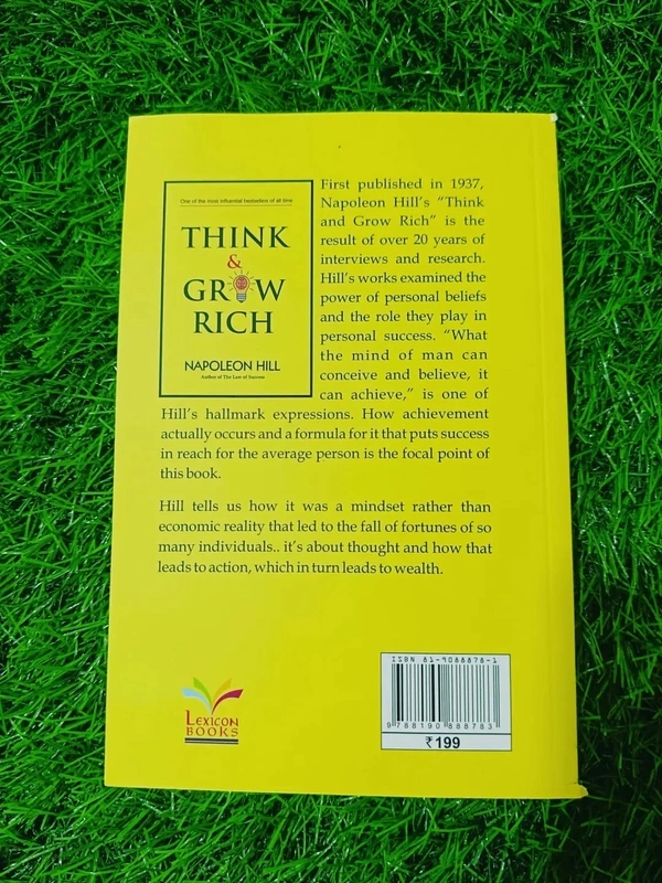 Think And Grow Rich by Napoleon Hill | Wealth Creation Guide, Success Mindset Book, Law of Attraction Classic Bestseller