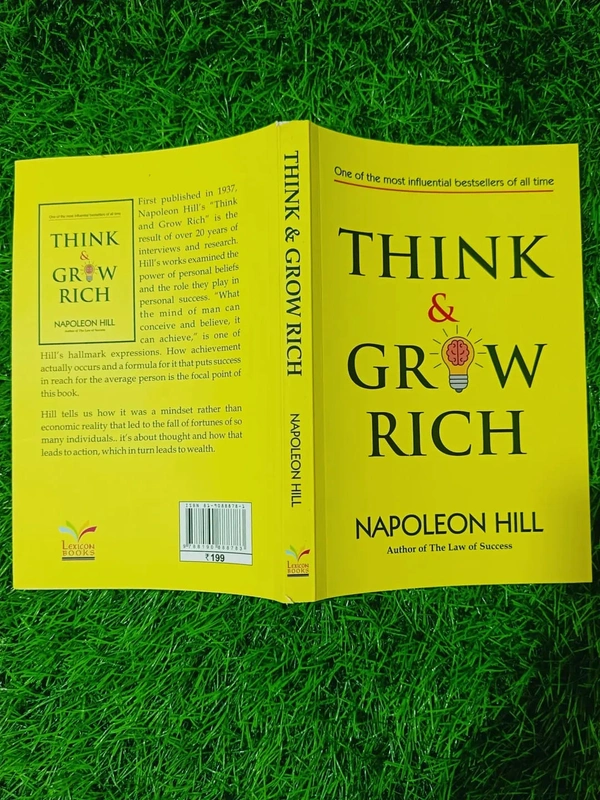 Think And Grow Rich by Napoleon Hill | Wealth Creation Guide, Success Mindset Book, Law of Attraction Classic Bestseller