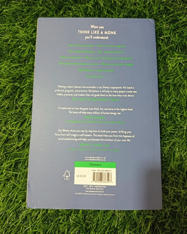 Think Like a Monk by Jay Shetty | Mindfulness & Meditation Book, Purpose-Driven Life Guide, Spiritual Bestseller