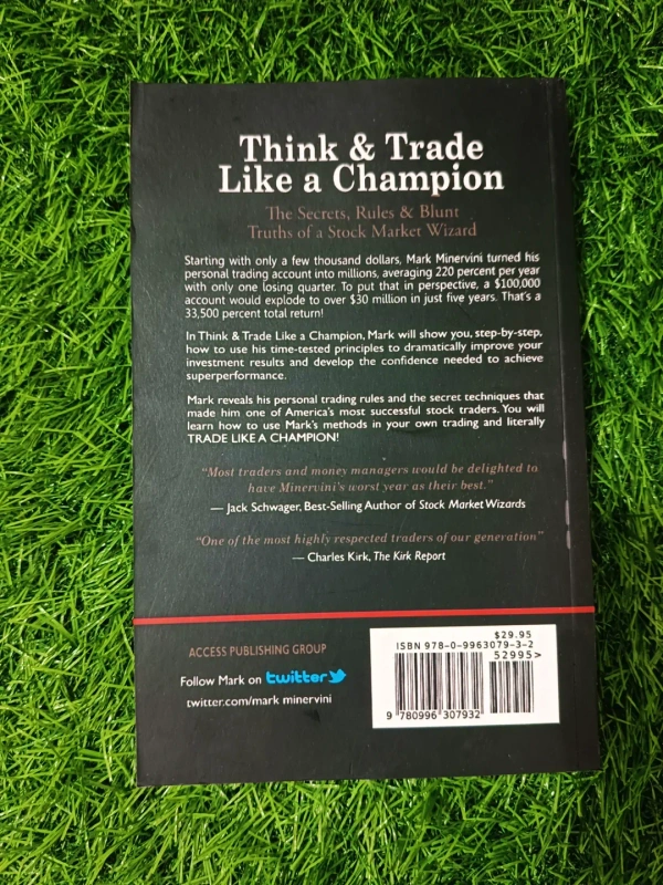 Think & Trade Like a Champion by Mark Minervini | Stock Market Strategy Book, Trading Rules & Secrets, Financial Market Bestseller