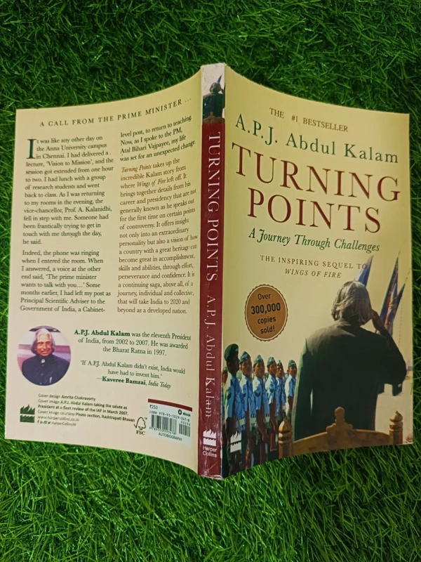 Turning Points by A.P.J. Abdul Kalam | Journey Through Challenges Book, Life Lessons from Abdul Kalam, Motivational Bestseller