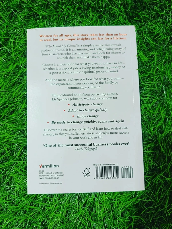 Who Moved My Cheese? by Spencer Johnson & Kenneth H. Blanchard | Change Management Book, Motivational Business Fable, Life Transformation Bestseller