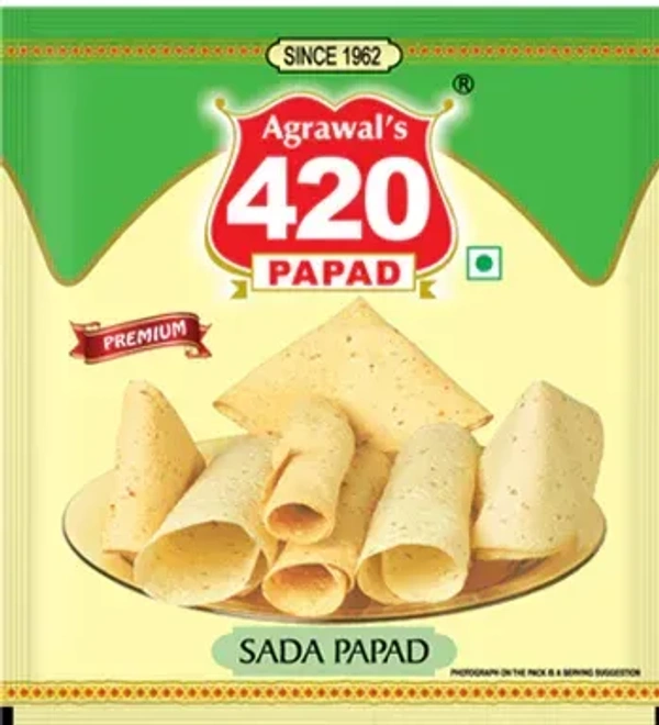 Agrawal 420 sada papad  - 250 gm