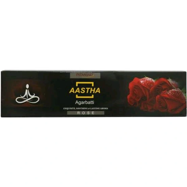 Patanjali AASTHA Rose Agarbatti  - 17 Stick