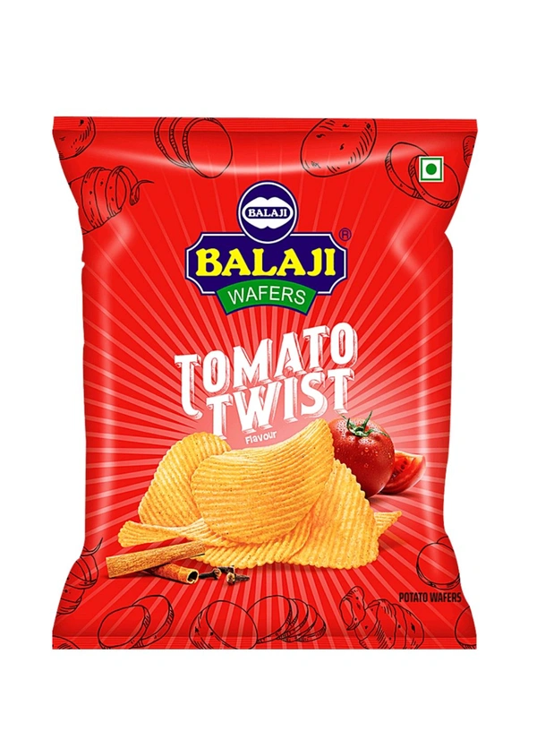 Balaji Tomato Twist Chips  - 10 ₹