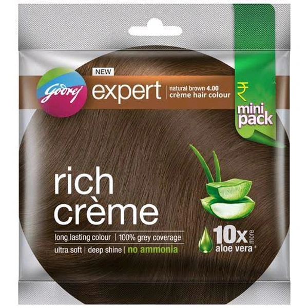 Godrej Natural Brown Hair Colour  - 06 / 2027, Mini