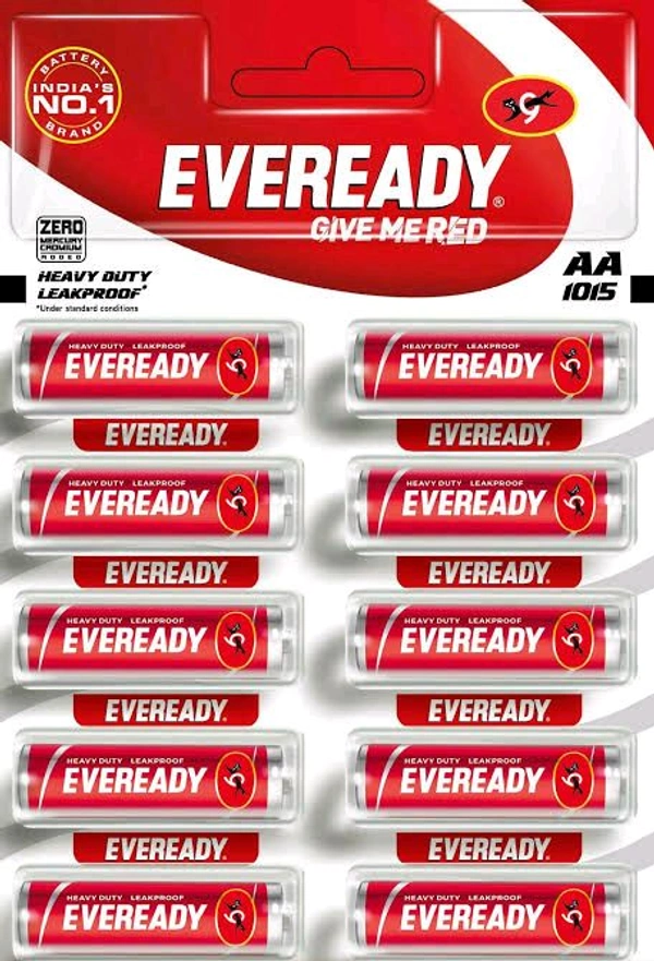 Eveready AA Red Cell :- 10 ₹ ( Per Pic )  - 1 Pic