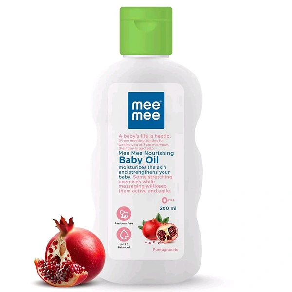 Mee Mee Baby Oil  - 07 / 2027, 100 Ml