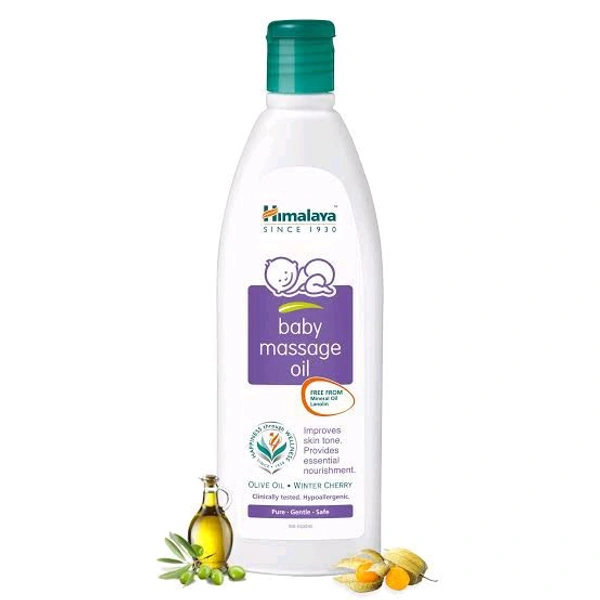 Himalaya Baby Massage Oil - 12 / 2027, 50 Ml