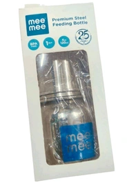 Mee Mee Premium Steel Feeding Bottle  - 120 Ml