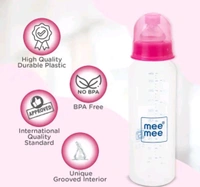 Mee Mee Premium Plastic  Feeding Bottle  - 250 ML