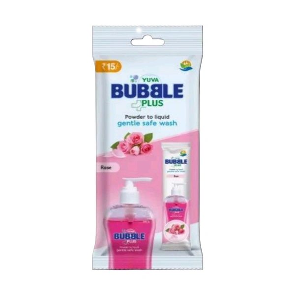 Bubble Rose Hand Wash Refill Pouch  - Rose