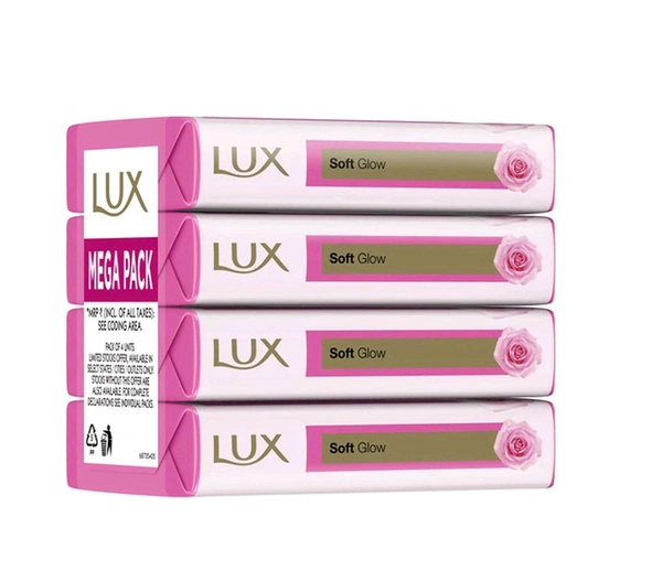 Lux Pink Soap 75g × 4 