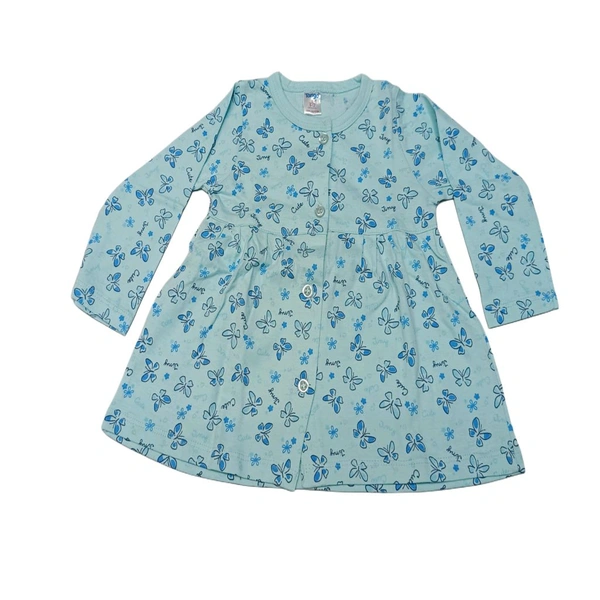 Tango Full Sleeve Singal Frock With Front Open  - L