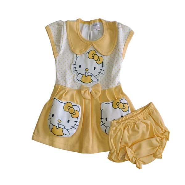 Lovely Doll Frock With Bloomer  - 18