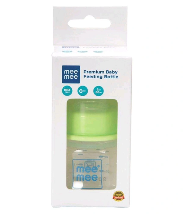 Mee Mee Premium Plastic  Feeding Bottle :- 60 Ml - 60 Ml