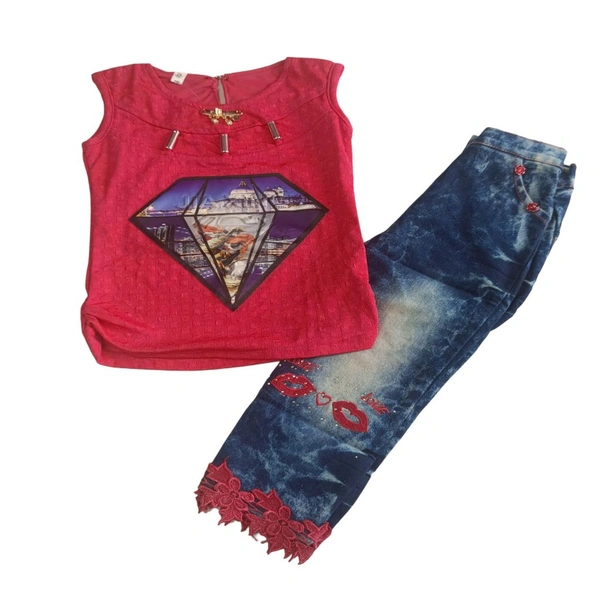 Girls Top Capri CKG - No, 26 ( 5 - 6 Year's )