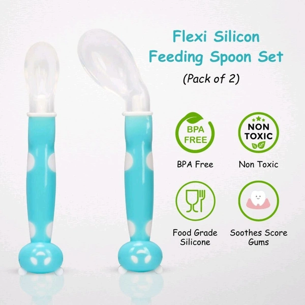 ONLY BABY Silicone Spoon Set 