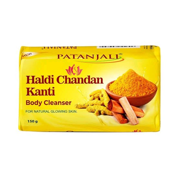 patanjali haldi chandan Kanti  - 150 Gm × 4
