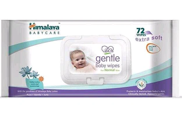 Himalaya Gentle Baby Wipes :- 72 Pic  - 72 Pic