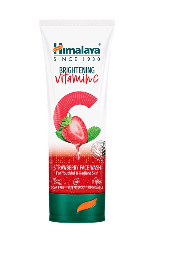 Himalaya Vitamin C Strawberry Face Wash  - 100 Ml