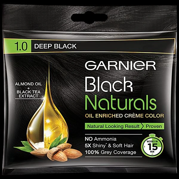 Garnier Color Natural :- Natural Black 1 - Black