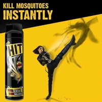 Black Hit Mosquito & Flies Kill Sprey  - 200 Ml