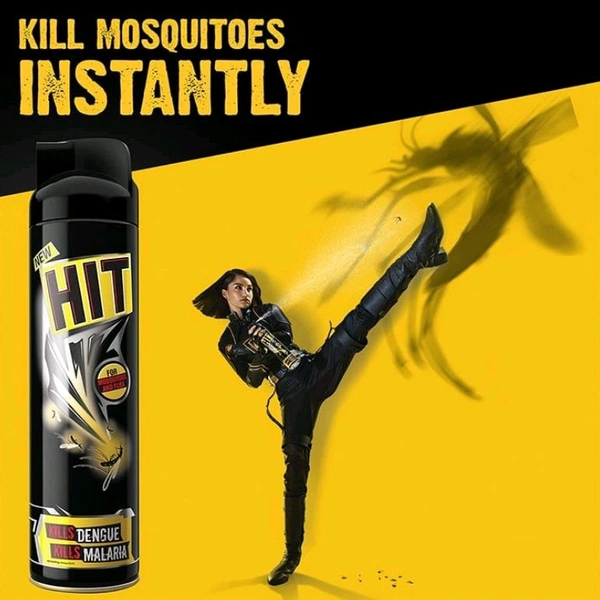 Black Hit Mosquito & Flies Kill Sprey  - 200 Ml