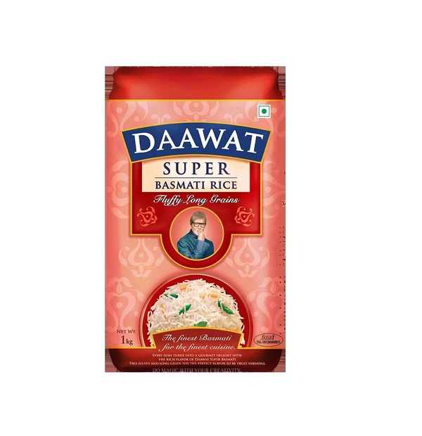 Daawat Super Basmati Rice  - 1 Kg